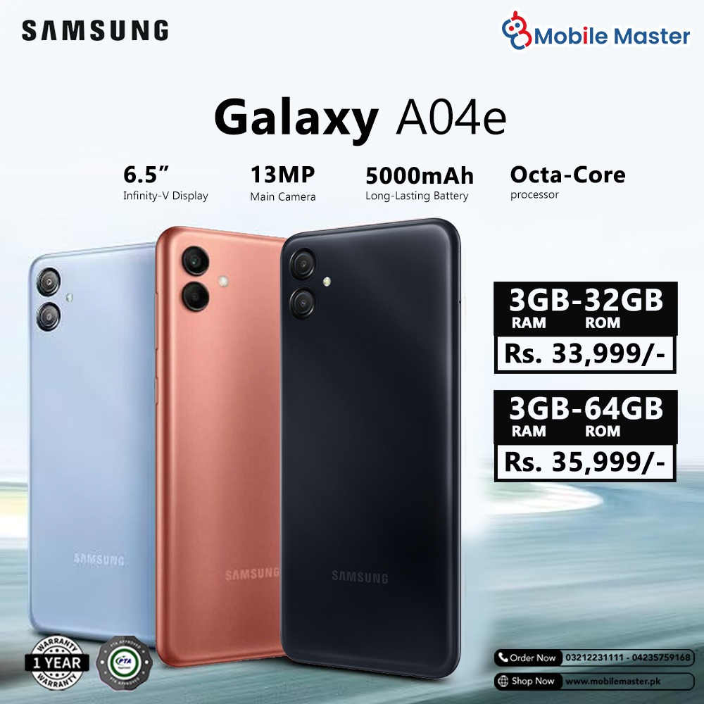 Galaxy A04e at Mobile Master